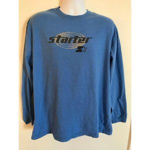 Starter Men’s Vintage Blue Long Sleeve Shirt